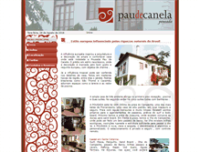 Tablet Screenshot of pousadapaudecanela.com.br